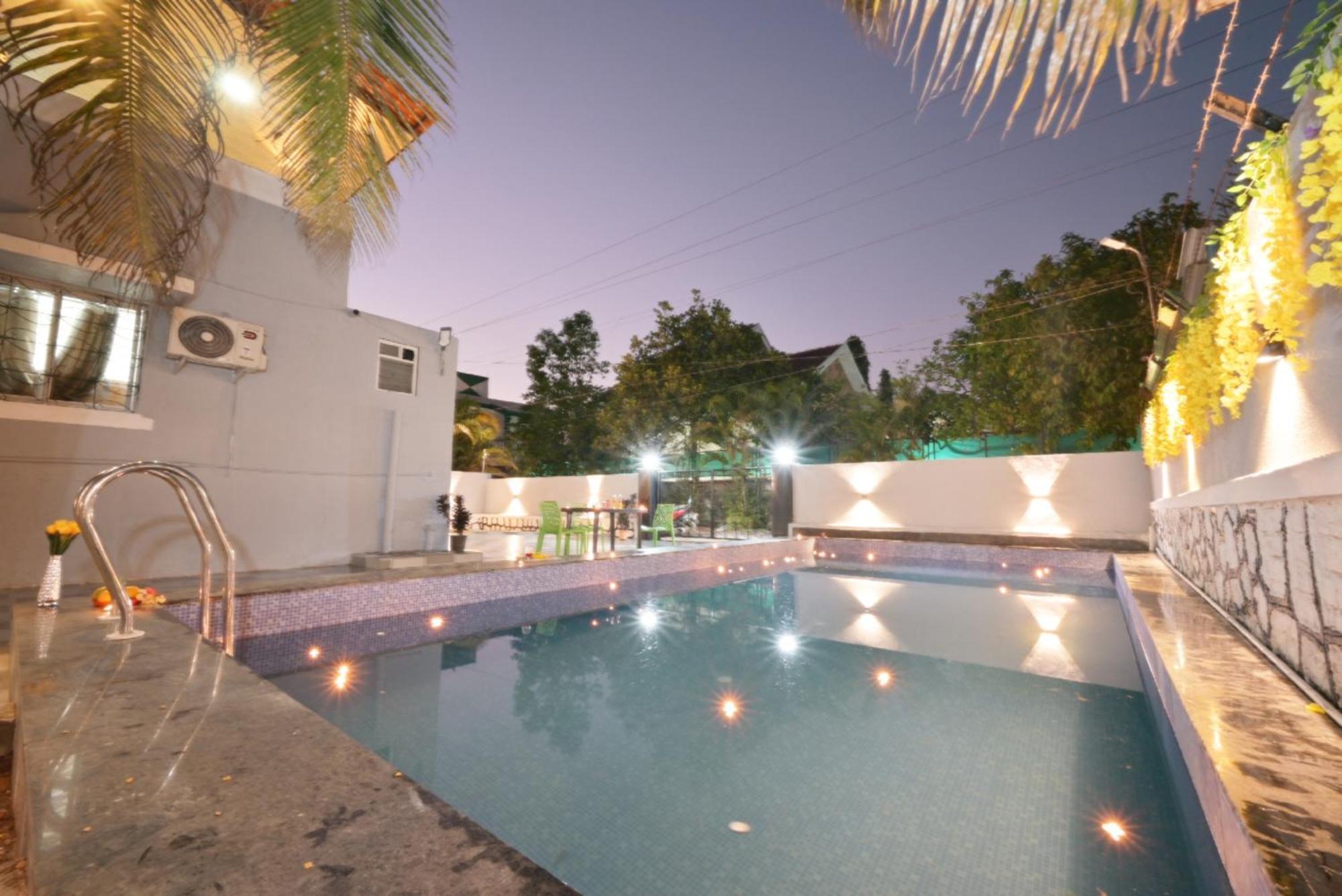 Empyrean Stay Ll 3Bhk Ll Marshall Villa Ll Large Pool Ll Ac Ll Lonavala Buitenkant foto